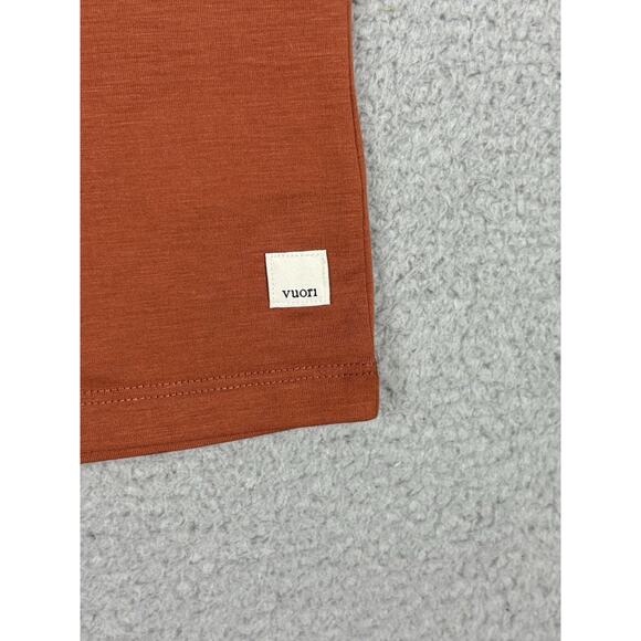 Vuori Tech Tee Men’s Large Burnt Orange Casual Performance Comfort V195 - Picture 5 of 9